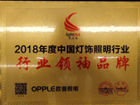 亮点奖2018年度中国灯饰照明行业&mdash;&mdash;行业领袖品牌